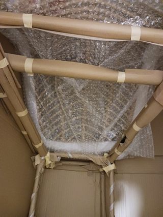 Sillas altas sklum - ratán y metal