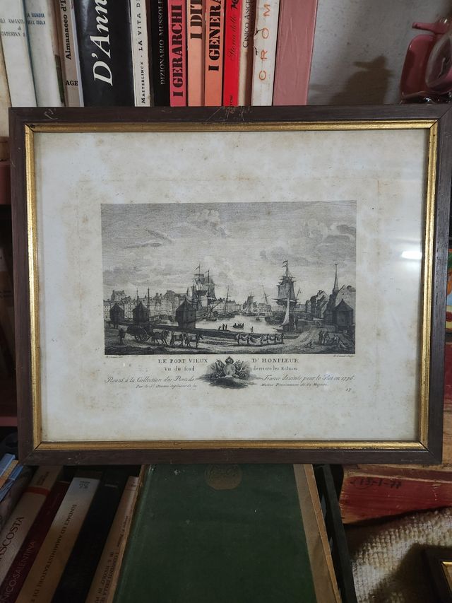 4 Stampe Antiche Marine del 1767