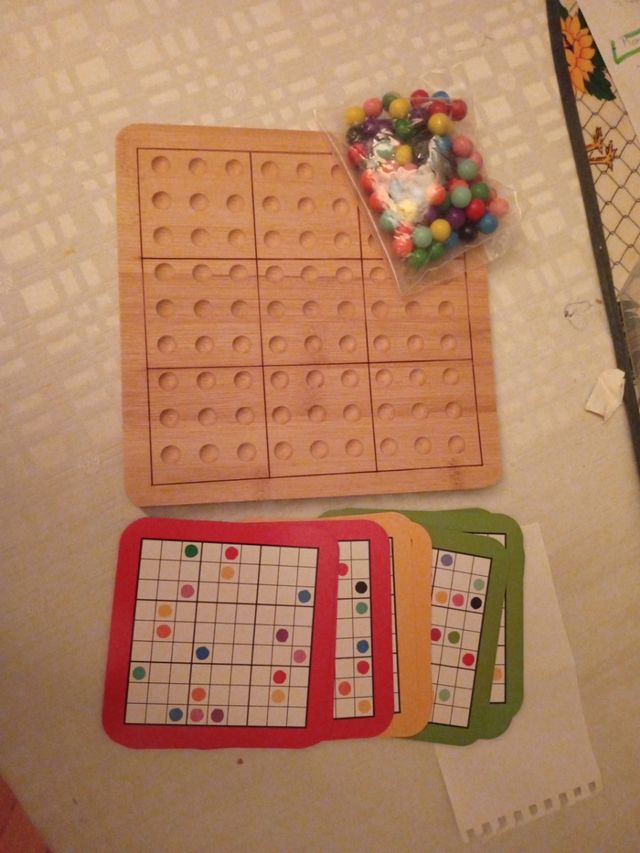 Juego de Sudoku de Madera