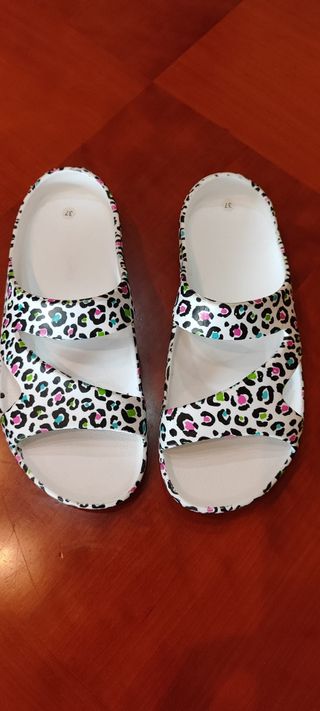 Zuecos mujer multicolor talla 38