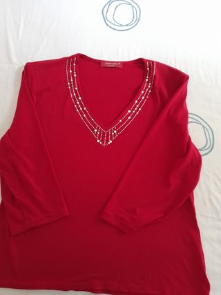 Jersey rojo Cappuccini - Talla 7