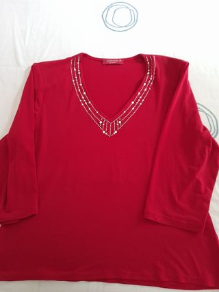 Jersey rojo Cappuccini - Talla 7