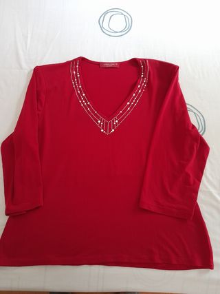 Jersey rojo Cappuccini - Talla 7