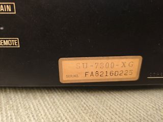 Amplificador Technics SU-7300 vintage
