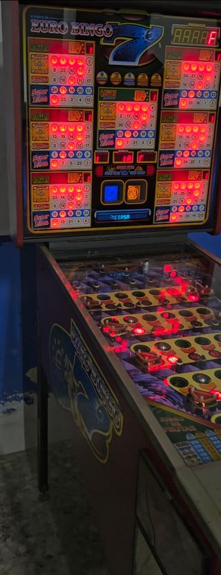 Máquina Pinball tragaperras Euro Bingo 7 Cirsa