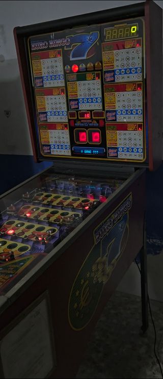 Máquina Pinball tragaperras Euro Bingo 7 Cirsa