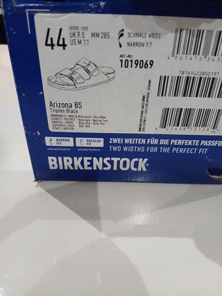 Sandalias BIRKENSTOCK negras talla 44