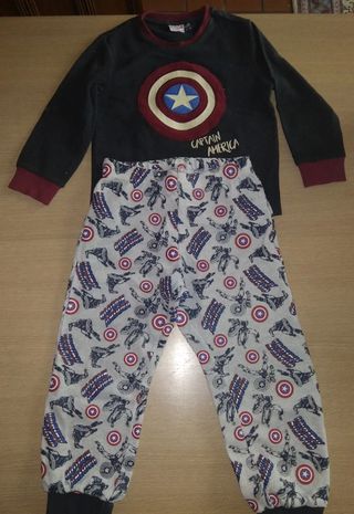 Tuta bimbo Marvel Original Marines Capitan america