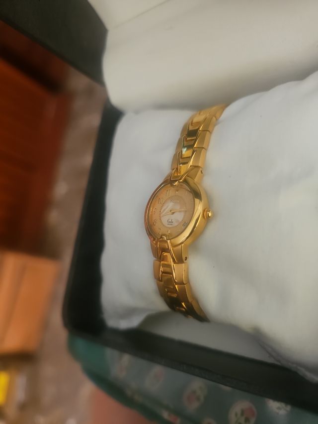 Reloj Sami dorado mujer 18k gold plated