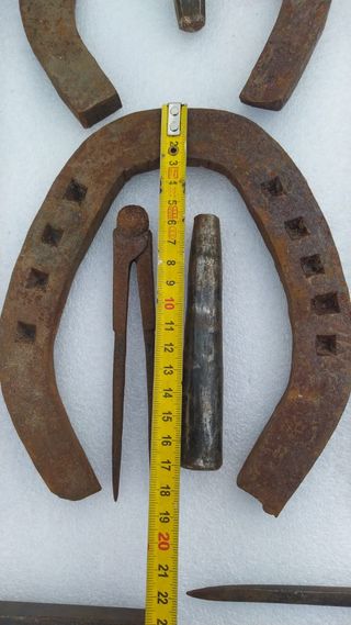 Herramientas fragua antiguas