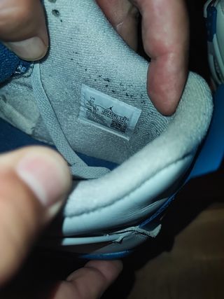 Zapatillas Jordan 4 Retro military blue talla 38.5