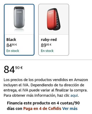 Samsung GT-E1150 di Movistar