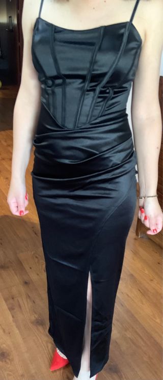 Elegante vestido de fiesta largo