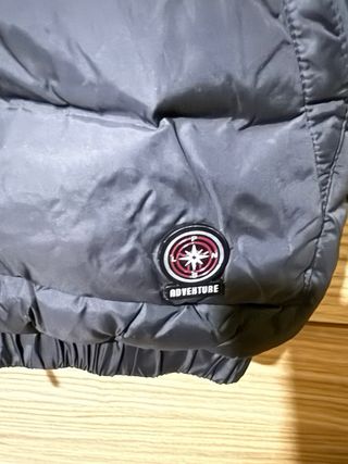 Chaquetón negro acolchado hombre