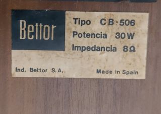 Lote 2 Filtros audio Bettor 30w 8 ohmios