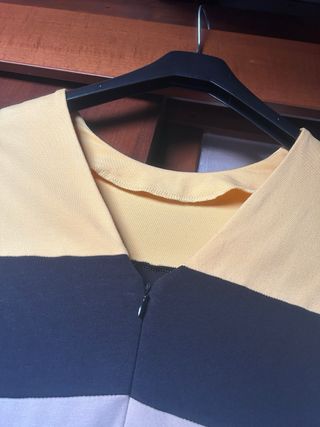 Vestito Denny Rose giallo e nero