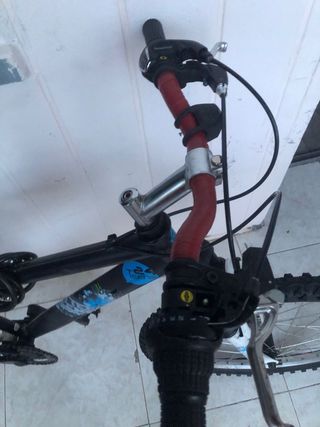 bicicleta doble suspension de montaña es pesada 24