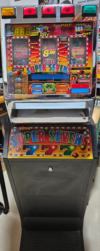 Máquina tragaperras Cirsa Super Sevens + Manual