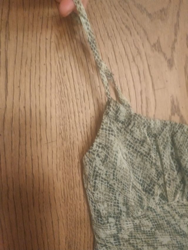 Vestito lungo Sa Và verde oliva