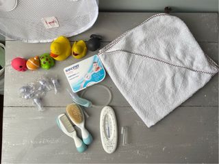 Lote hora del baño bebé