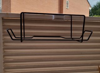 Soporte jardinera metal negro