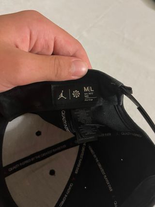 Gorra Jordan negra - ML/G