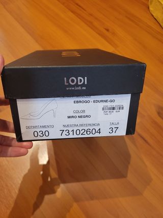 PACK  de Zapatos Lodi negros, talla 37