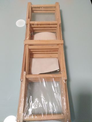 Botellero plegable madera