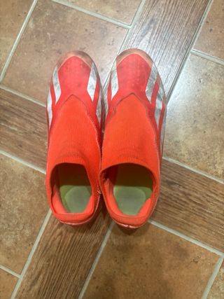 Botas fútbol Adidas X rojas