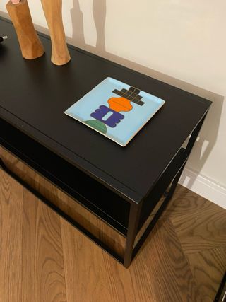 Mueble TV metal negro