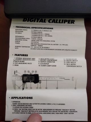 Calibrador digital CRK Precision - nuevo