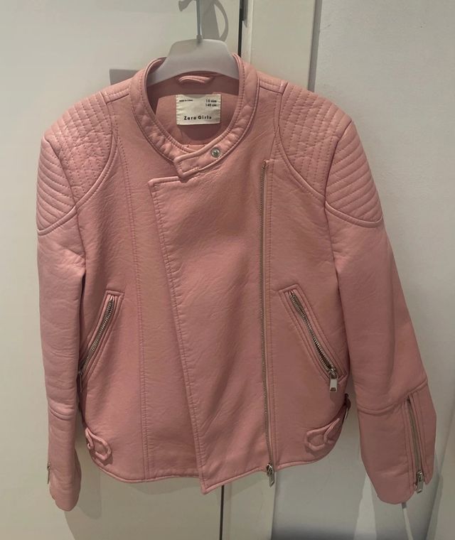 Cazadora rosa Zara niña 10 años