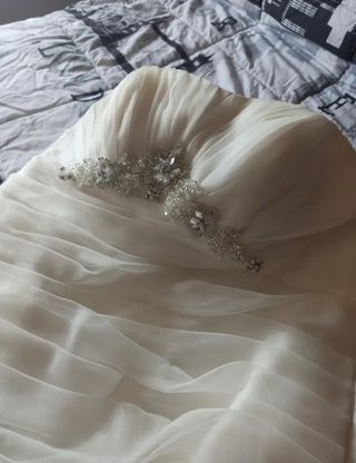 Vestido novia blanco - Talla 44