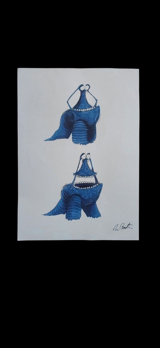 Litografía original de Tim Burton · Edición limita