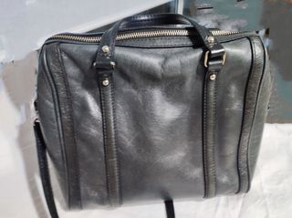 Bolso Bimba y Lola - Piel gris azulado. En muy bue