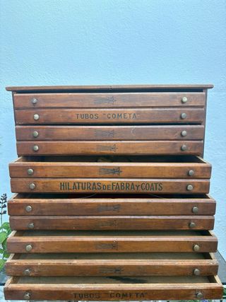 ANTIGUA CAJONERA DE MERCERIA.