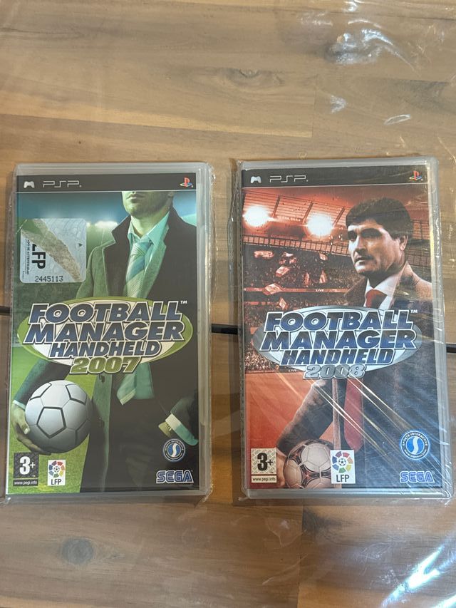 2 Juegos PSP Football Manager 07 y 08
