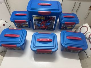 Cajas de almacenaje de Spiderman Marvel