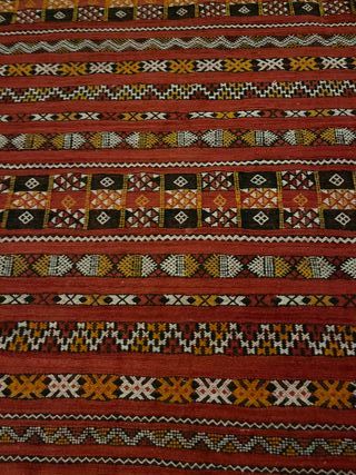 Alfombra kilim de lana tradicional perfecto estado