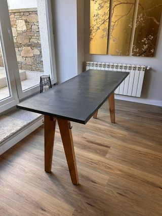 Mesa Comedor Vintage Gris