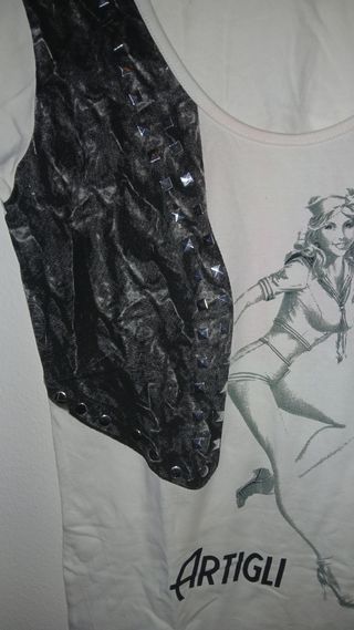 T-shirt con gilet - Tg L