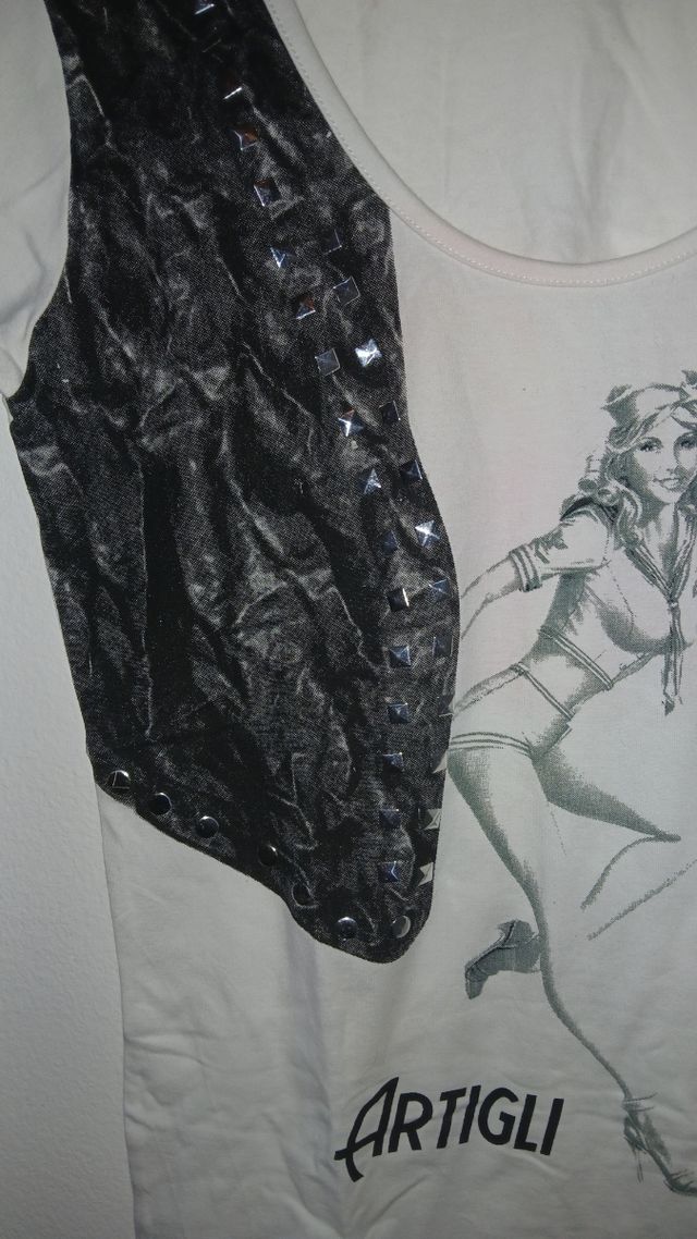 T-shirt con gilet - Tg L
