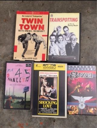 5 VHS: Trainspotting, Twin Town, etc.