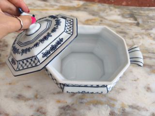 Decoración porcelana sopera