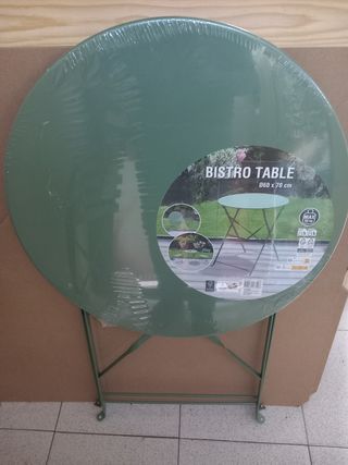 Conjunto de terraza o balcón mesa y 2 sillas NUEVO