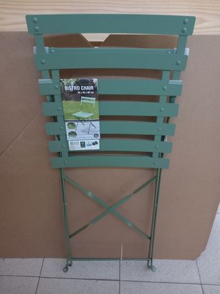 Conjunto de terraza o balcón mesa y 2 sillas NUEVO