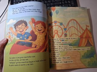 Cuaderno de vacaciones inglés con cuentos primaria
