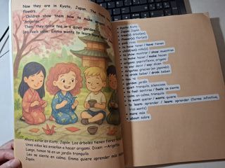 Cuaderno de vacaciones inglés con cuentos primaria