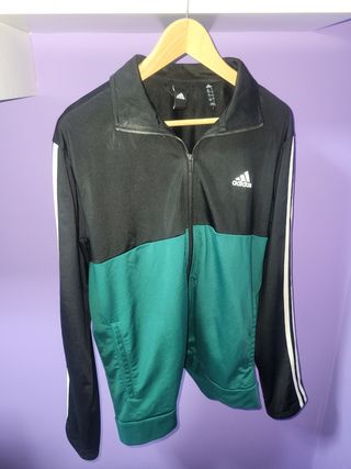 Chaqueta Adidas Verde-Negra Talla L