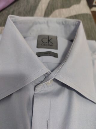 Camisa Calvin Klein L - Azul
